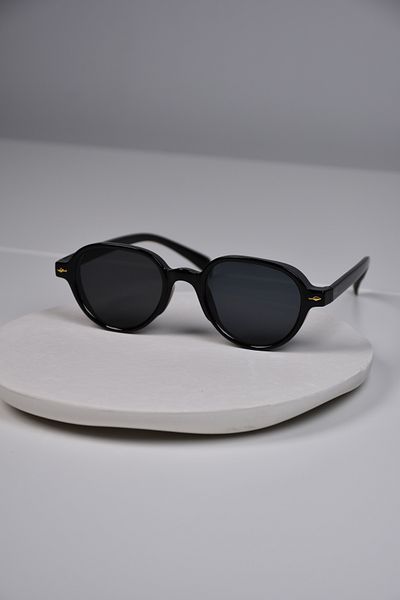 LOOKUP NEW Unisex Women Men Uv400 Protect Round Bone Glass Change Sunglasses