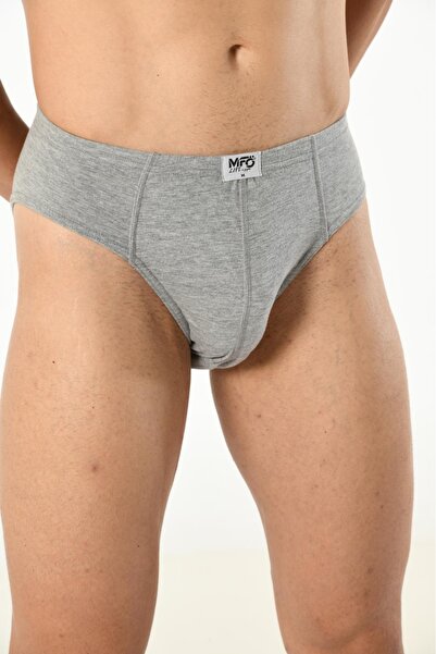 Mfö Life İç Giyim 10 Pieces (Economical Package) Men's Large Size Kom Cotton Combed Cotton Slip Underwear 100% Cotton