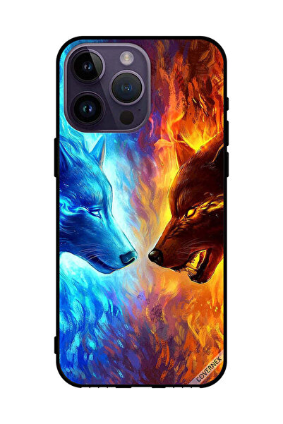 Covernex غطاء حماية لهاتف Apple iPhone 14 Pro Max - ذئب الماء والنار