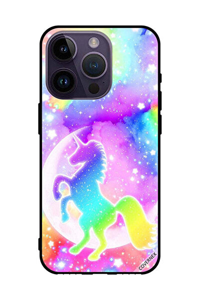 Covernex Protective Case Cover For Apple iPhone 14 Pro Rainbow Unicorn