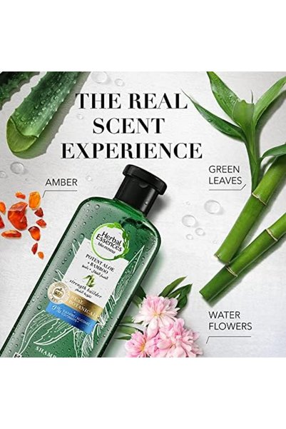 Herbal Essences Shampoo and Conditioner Set with Aloe Vera + Bamboo, Sulfate-Free for Dry and Curly Hair, 400ml