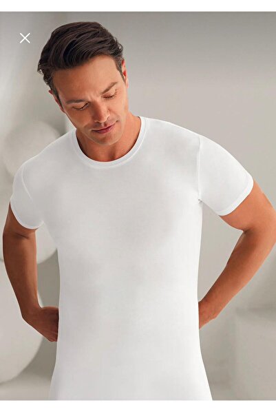 Şahinler Şahinler'6 Pack Men's Modal Crew Neck Singlet 46% Modal 46% Cotton 8...