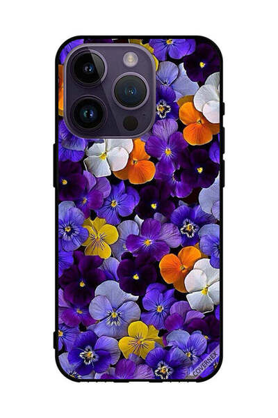 Covernex غطاء حماية لهاتف Apple iPhone 14 Pro زهور صغيرة