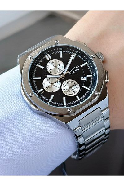 Ferrucci Men's Functions Active Metal Cord Wrist Watch