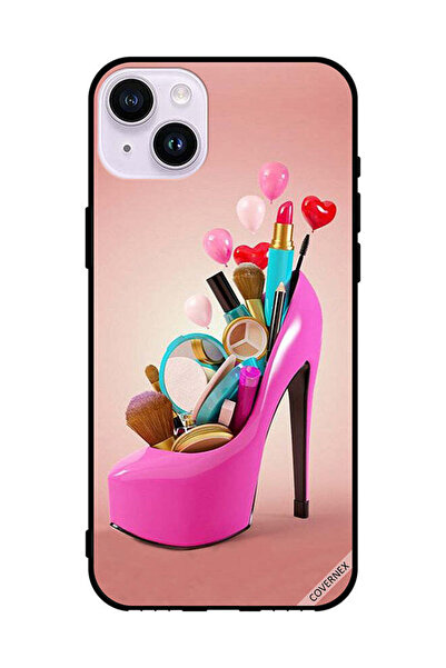 Covernex Protective Case Cover For Apple iPhone 14 Shoe With Makeup Items