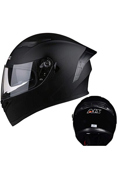 GÜMRÜK BEY AIS R1-616 Tam Koruma Kapalı Motosiklet Kaskı M Beden Parlak Vizör...
