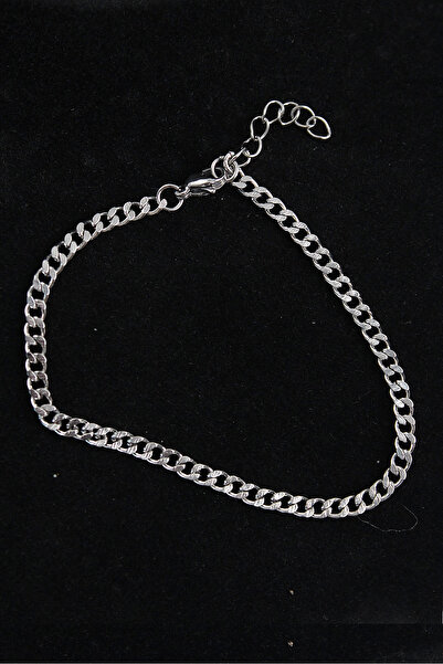 Epilons Bfs 316L سوار رجالي من الفولاذ النحيف الكلاسيكي باللون الفضي