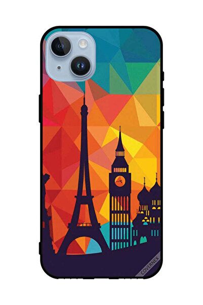 Covernex غطاء حماية لهاتف Apple iPhone 14 Plus بنمط باريس الملون