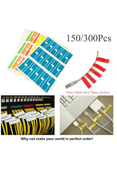 Mykablo Kablo İşaretleme Etiketi Yapışkanlı - 300 Adet