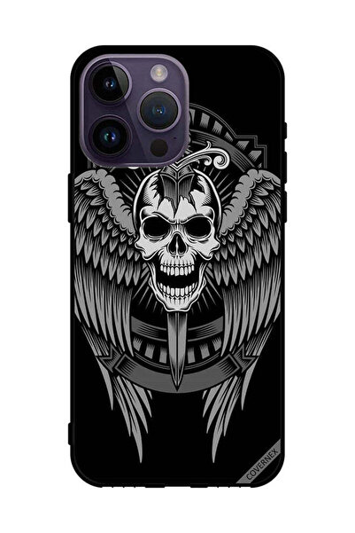 Covernex غطاء حماية لهاتف Apple iPhone 14 Pro Max جمجمة بأجنحة نسر
