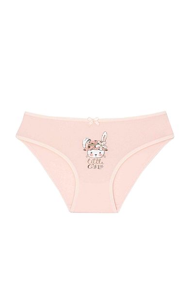 Cicito Girl's Cotton Lycra Color Bikini Panties 3 Pack 6207