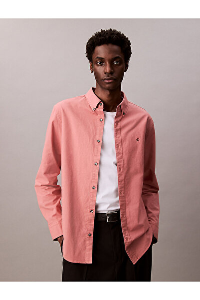 Calvin Klein Erkek Turuncu Diğer Gömlekler