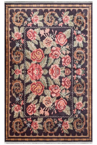 RugChef ANTIQUE Kolay kullanımlı Kaymaz Karabağ ve Antik Desenlere Sahip Yıka...