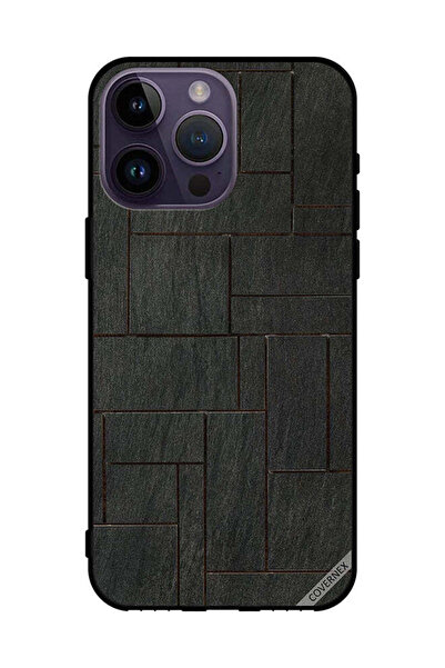 Covernex غطاء حماية لهاتف Apple iPhone 14 Pro Max بنمط جداري من الأحجار