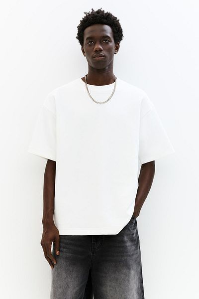 Pull & Bear Basic short sleeve sweatshirt
