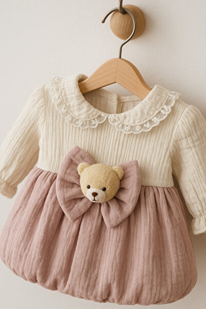 cayzen Keten Kız Bebek Elbise