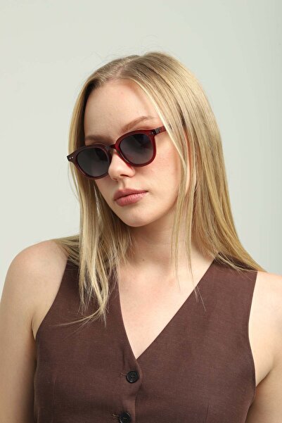 one two three One Two Three Polarized Sunglasses Red