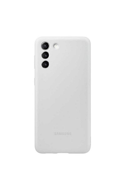 Samsung Husa Silicone Case Pentru Samsung Galaxy S21+ 5G - White - Bulk