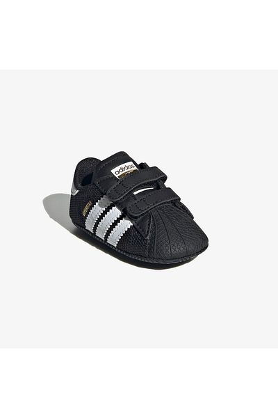adidas Pantofi sport negri pentru copii Superstar Crib