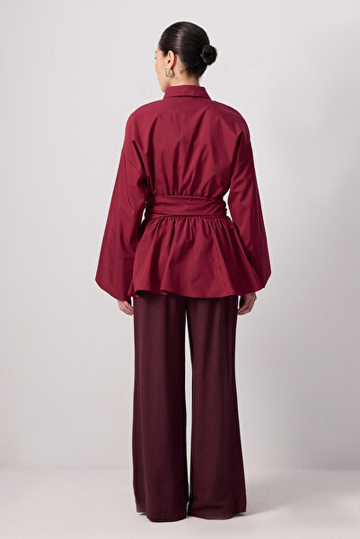 Touché Privé Belt Shirt Collar Tunic