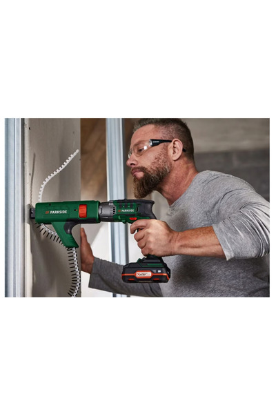 PARKSIDE PARKSIDE Drill and Screwdriver, for Dry Materials, 20 V, includes charger and battery