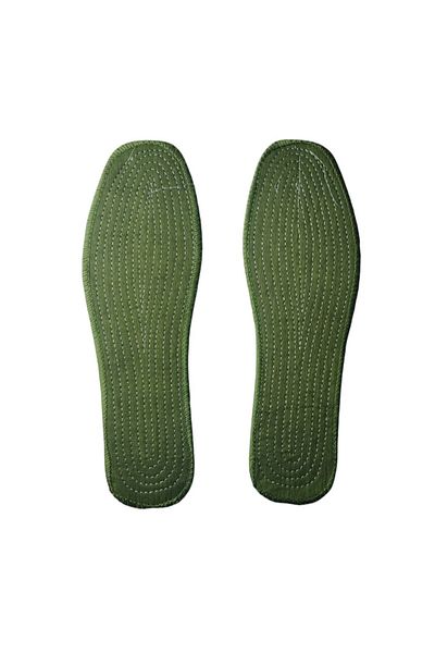 G Golden Case Insoles set of 2 pieces, anti-perspirant green insoles size 45