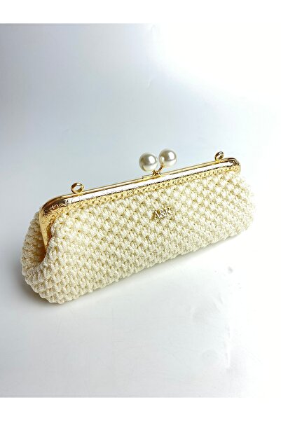 By Aynur Kos İnci Detaylı Burslu Çanta Cüzdan