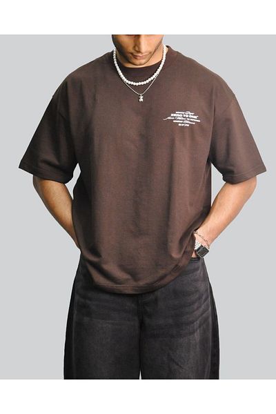 ACTIVE MODA -Men's Cotton Printed What You See in Others Tshirt Oversize Big Size