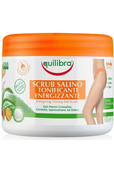 Equilibra Body Scrub with a Blend of Sea Salts and Natural Extracts, 600 g, Equilibra