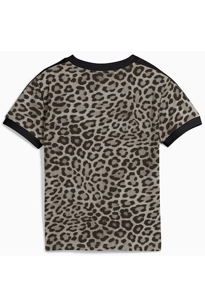 Puma Γυναικείο μπλουζάκι T7 Leopard Allover Print (632135-01)