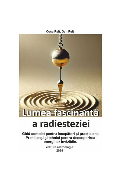 astromagie Kit: The Fascinating World of Dowsing book, silver metal loop and protractor