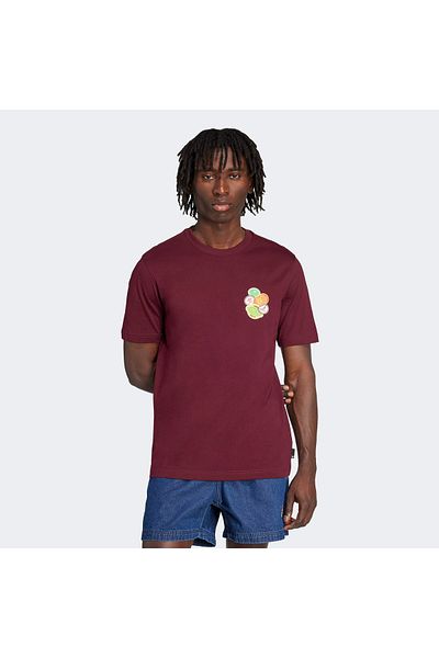 adidas Trefoil Series Loose Fit Men's Burgundy T-Shirt