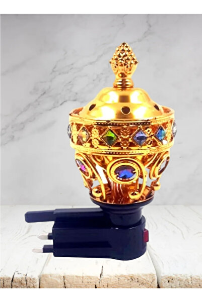 DLC مبخرة كهربائية ذهبي/أخضر/أزرق 20×20×20 سم