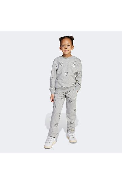 adidas X Smileyworld Children's Gray Tracksuit Set