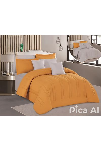 ROZE Plain double hotel bedspread