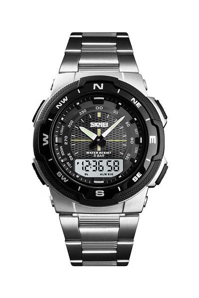 Mekanik store Skmei Men Wrist Watch Bty-1370-Silver