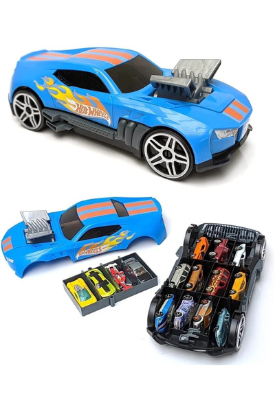 HOT WHEELS Race N' Haul 2'si 1 arada saklama kutusu