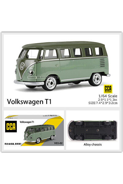 Choice33 Volkswagen T1 CCA MSZ 1: 64 Toyota AE86 Volkswagen Bus Car Bottom Al...