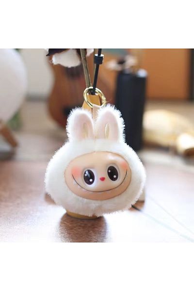 HEY GİDİ GİFT Cute Labubu Plush Keychain / Exciting Macaron / Biginto Energy Series / Bag Charm / Gift