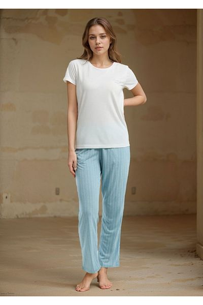 Pierre Cardin Women's Clothing Short Sleeve Viscose Pajamas Set Ll.Pc89.K97.D01