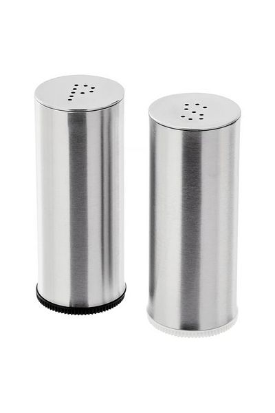 IKEA Salt/pepper shaker, set of 2, stainless steel
