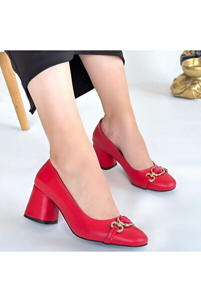 Zerenyus Lucky Red Classic Heeled Shoes