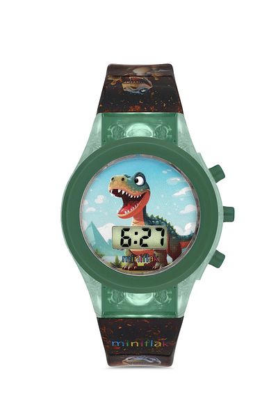 MiniFlak Dinosaur Mfd7001 Children's Watch with Light
