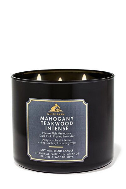 Bath & Body Works Mahogany Teakwood Intense Büyük Mum 411 g