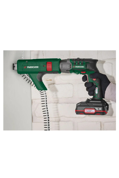 PARKSIDE PARKSIDE Drill and Screwdriver, for Dry Materials, 20 V, includes charger and battery