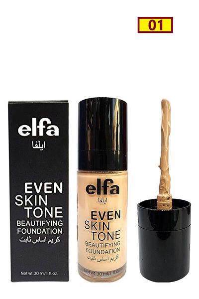 ELFA Long-lasting foundation that evens out skin tone, gives the skin a flawless, radiant finish. 30 ml, Separator 01