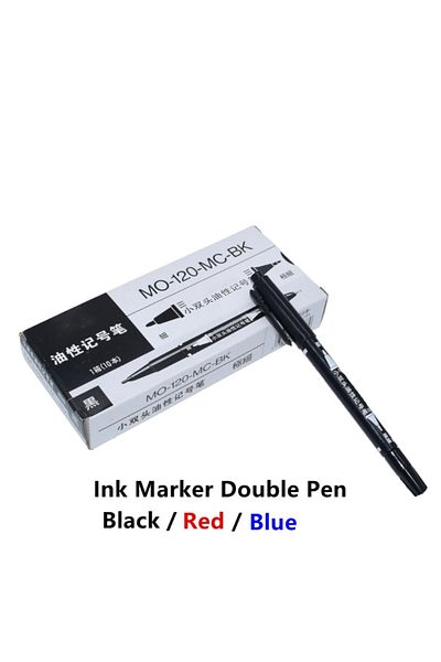 Choice 3pcs Mixed Color 1/3pcs Permanent Makeup Tattoo Supplies Large Capacity Ink Waterproof Marker Pen 0.