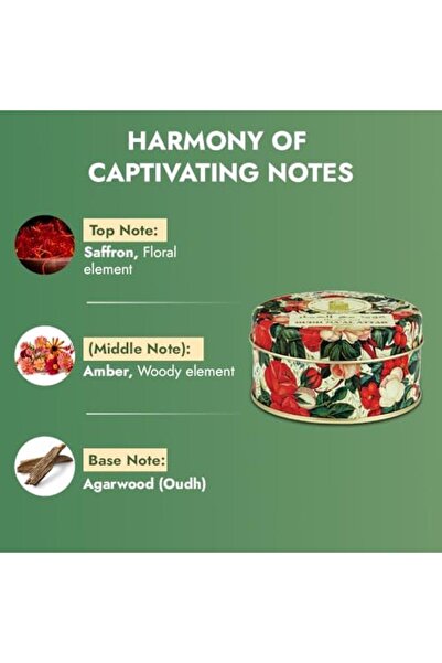 Al Haramain عود مع العطار بخور من الحرمين حجم وسط 40 جرام للجنسين