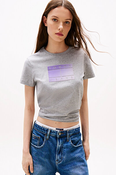 Tommy Jeans Kadın Tişört-DW0DW20905