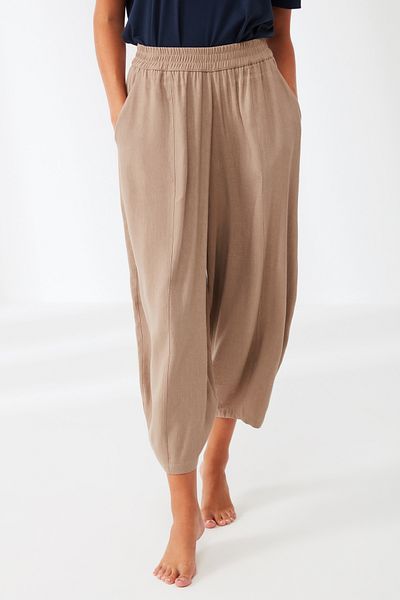 Penyemood Lux Mood Linen Trousers-Mink